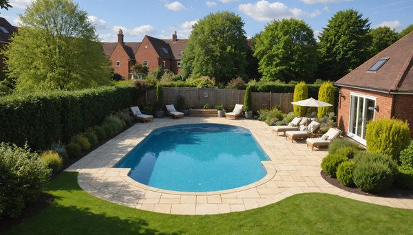 How can you transform your UK backyard with a stylish swimming pool design?